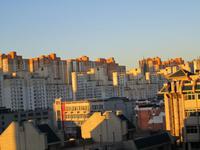 Skyline Peking bei Sonnenaufgang