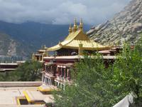 0558 Lhasa - Sera-Kloster - Shoton-Fest