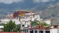 0622 Lhasa -Jokhang Kloster - Blick zum Potala-Palast