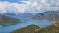 0780 Fahrt nach Gyantse - Khampa Pass – mit Blick auf den Türkissee