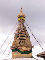 1262 Kathmandu - Swayambhunath-Stupa auch Affentempel genannt