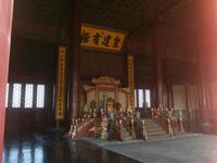 Thron in der verbotenen Stadt