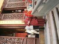 Mönch im Jade-Buddha-Tempel