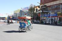 Fahrt mit der Fahrradrikscha