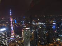420. Shanghai, Lichterfahrt, JinMao Turm