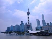 423. Shanghai, Skyline,Hafenrundfahrt
