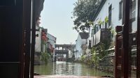Bootsfahrt Nebenkanal vom Kaiserkanal, Suzhou