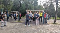 Sport im Tiantan-Park
