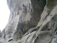 Steinbuddhas auf dem Fudoberg