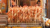 Xi'an, muslimisches Viertel - Krabben am Spieß
