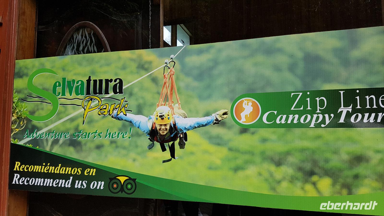 Costa Rica, Cabopy im Selvatura Park