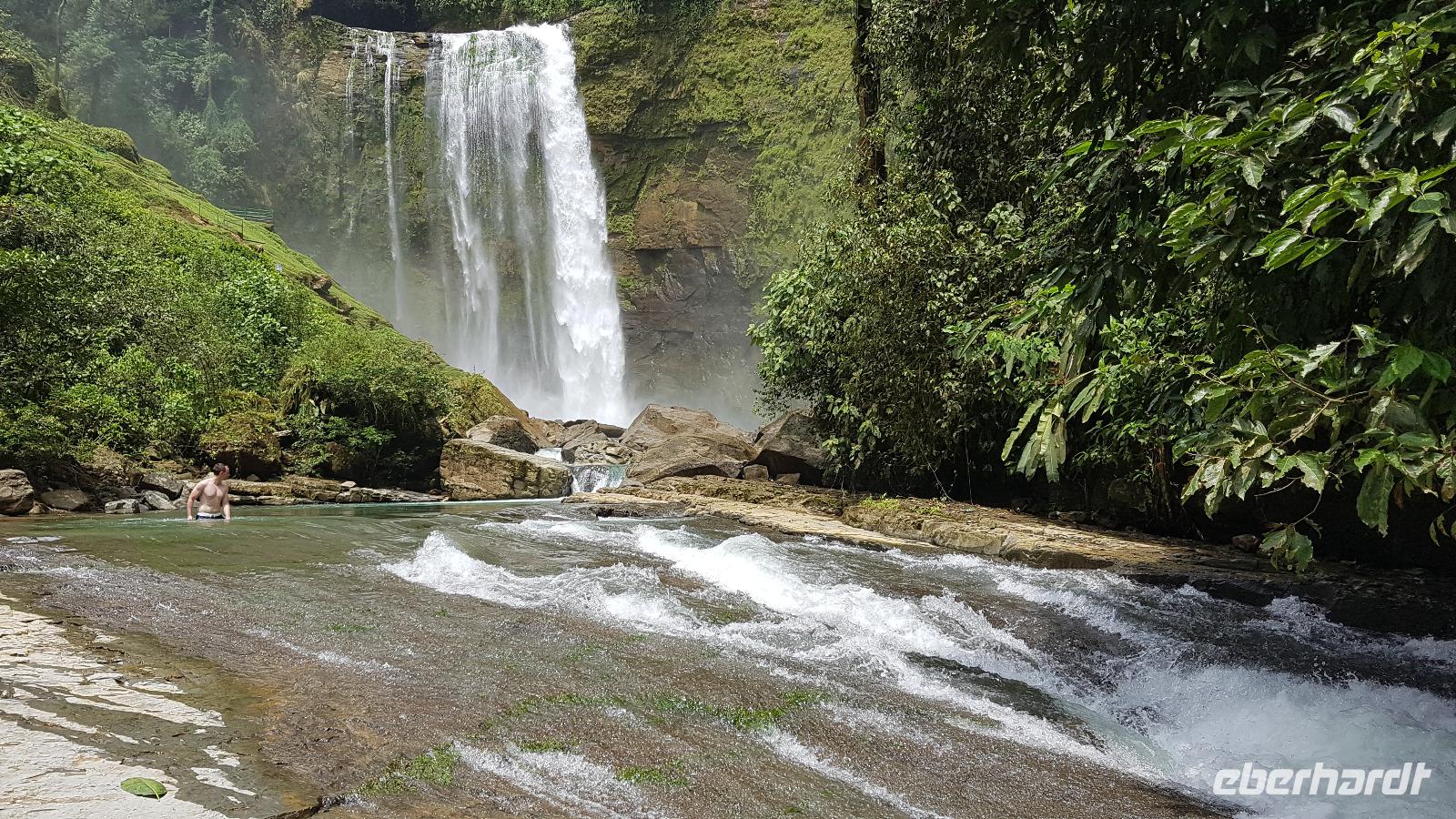 Costa Rica, ECO Chontales Wasserfall 
