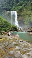 Costa Rica, Baden im ECO Chontales Wasserfall 