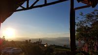 Costa Rica, Turrialba, Blick von der Guayabo Lodge