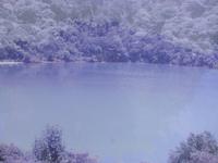 So hätte der Krater ausgesehen, wenn der Himmel nicht regenverhangen wäre