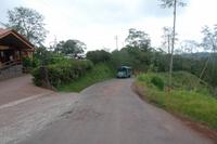Achtung! Straßenschäden durch das Erdbeben um San Miguel