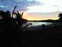 Sonnenuntergang am Carrillo-Beach