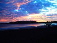 Sonnenuntergang am Carrillo-Beach