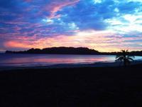 Sonnenuntergang am Carrillo-Beach