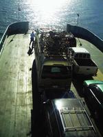 Unser Rad-Bus ist mit auf der Fähre