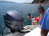 Vorbereitung zum Schnorcheln