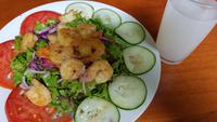 Costa Rica, Mittagessen am ECO Chontales Wasserfall 