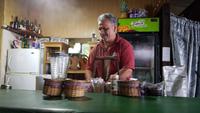 Costa Rica, beim Kaffee Bauern, Verkostung