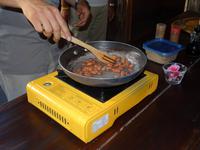 Kakaobohnenröstung