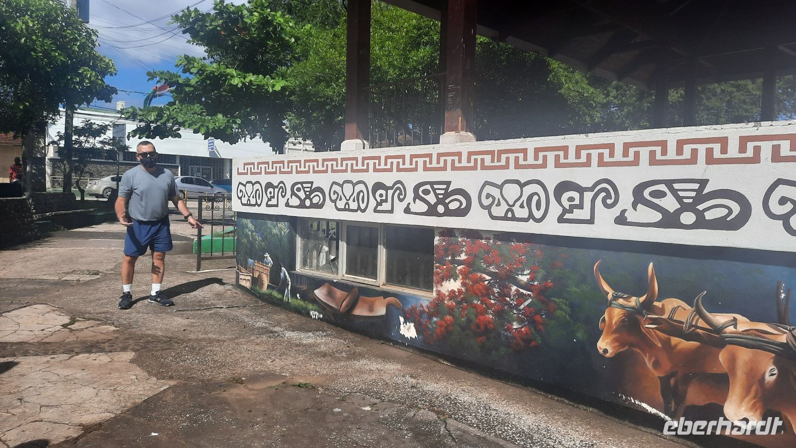 120 – Costa Rica, Nicoya, Wandmalerei