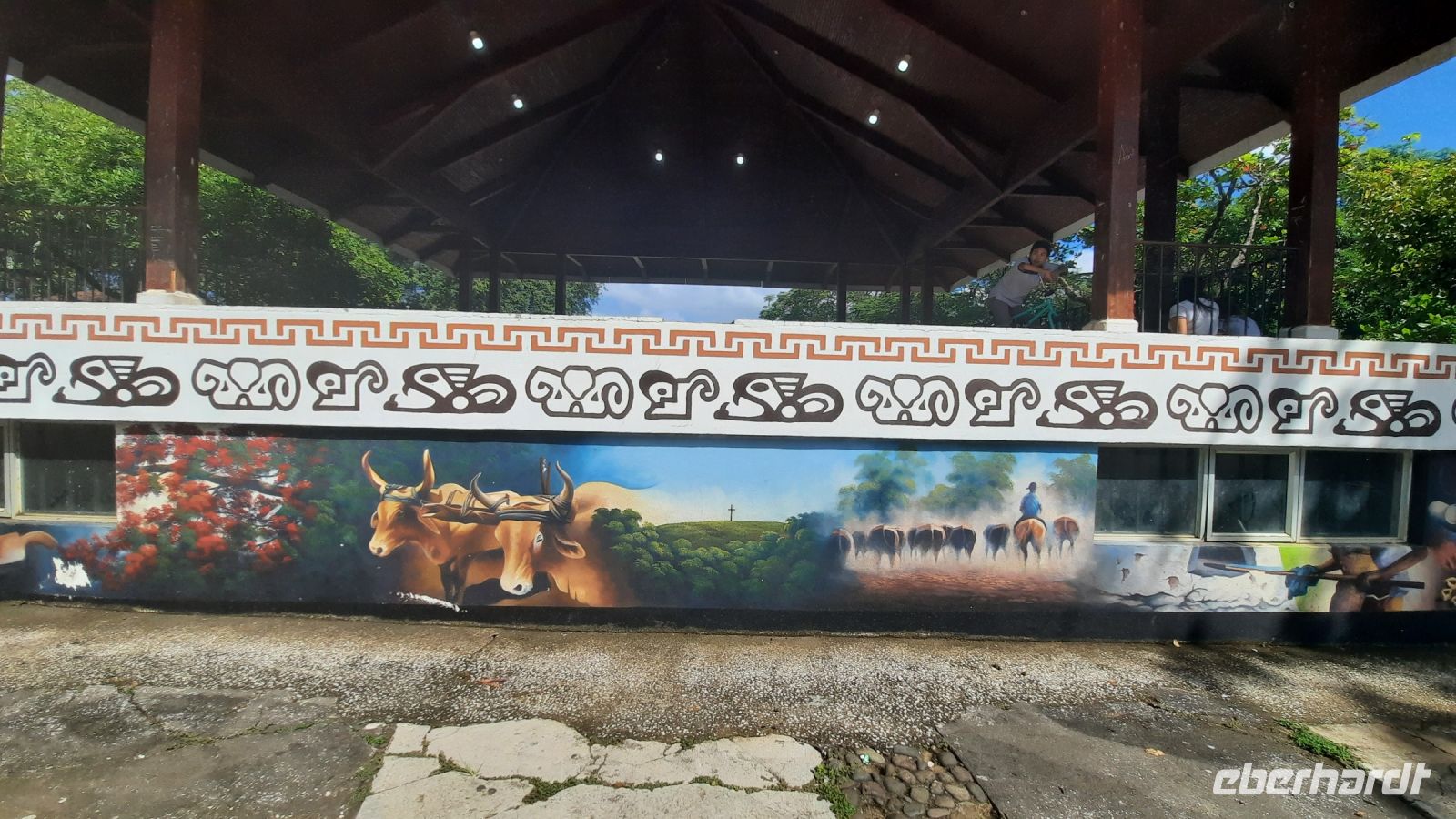 121 – Costa Rica, Nicoya, Wandmalerei