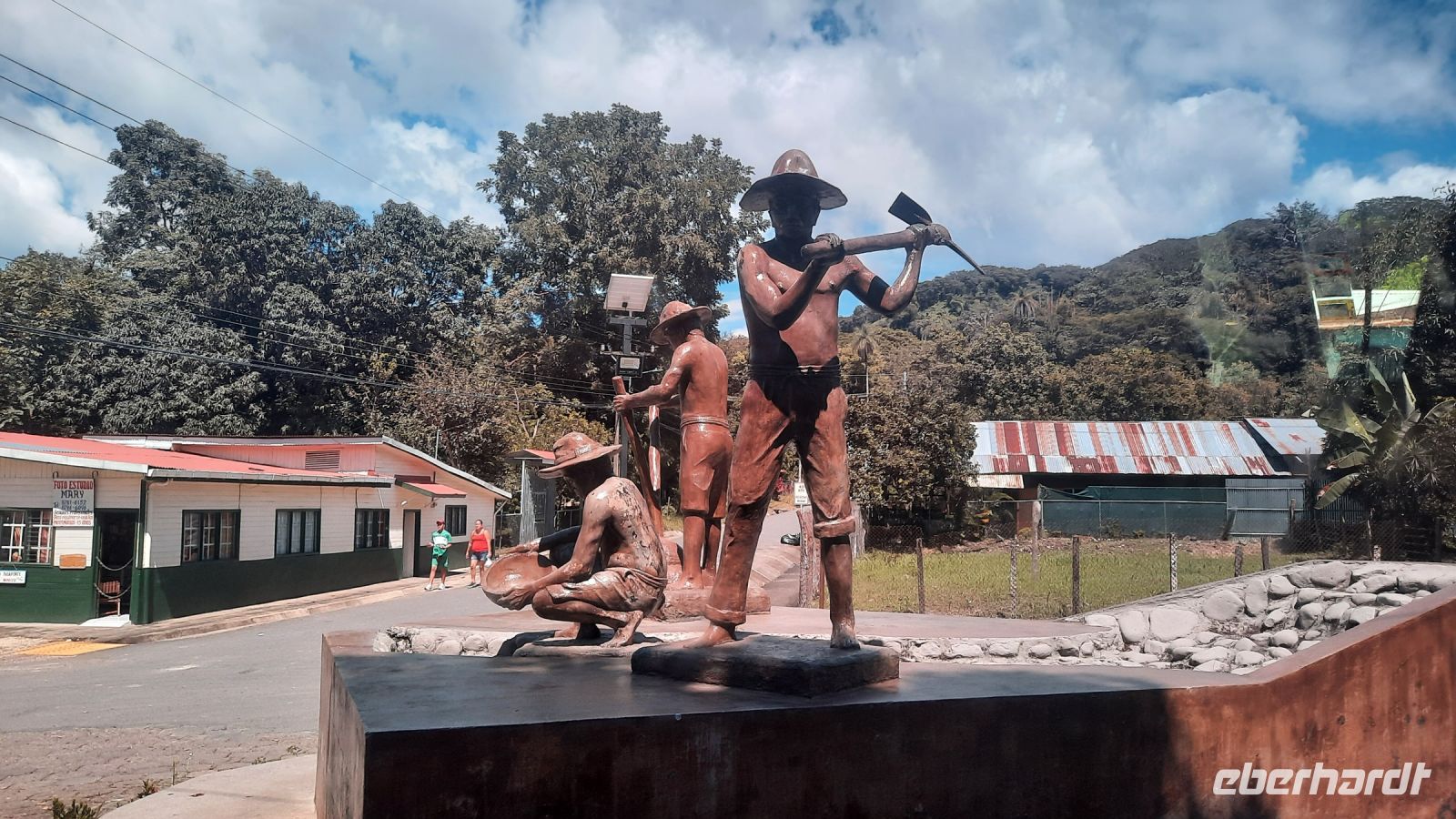 129 – Costa Rica, Bergarbeiterdenkmal