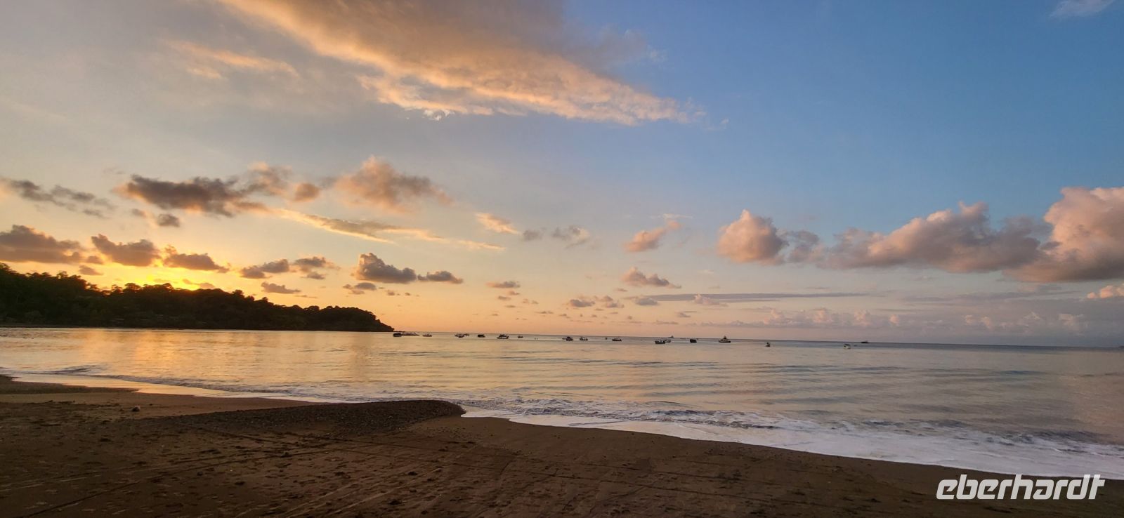 281 Sonnenuntergang Drake Bay