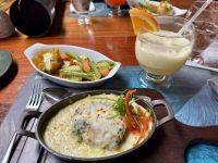 2. Tag – La Fortuna – Überbackener Wolfsbarsch zum Mittagessen