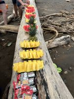 Snacks und Erfrischung