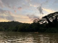 Sonnenuntergang am Ora Fluss