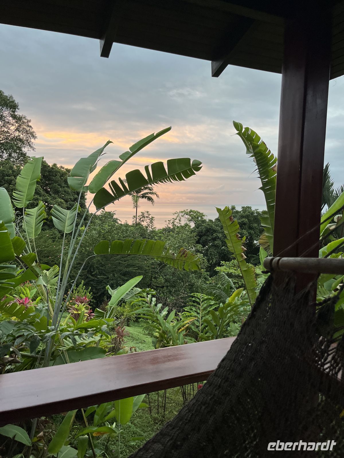 Schöner Sonnenaufgang Drake Bay