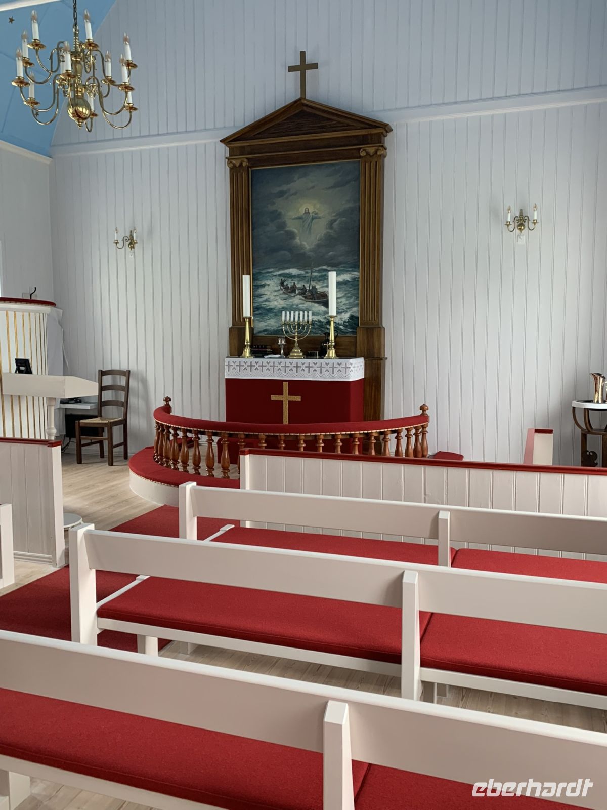 In der Kirche - Mikladalur - Insel Kalsoy - Färöer Inseln