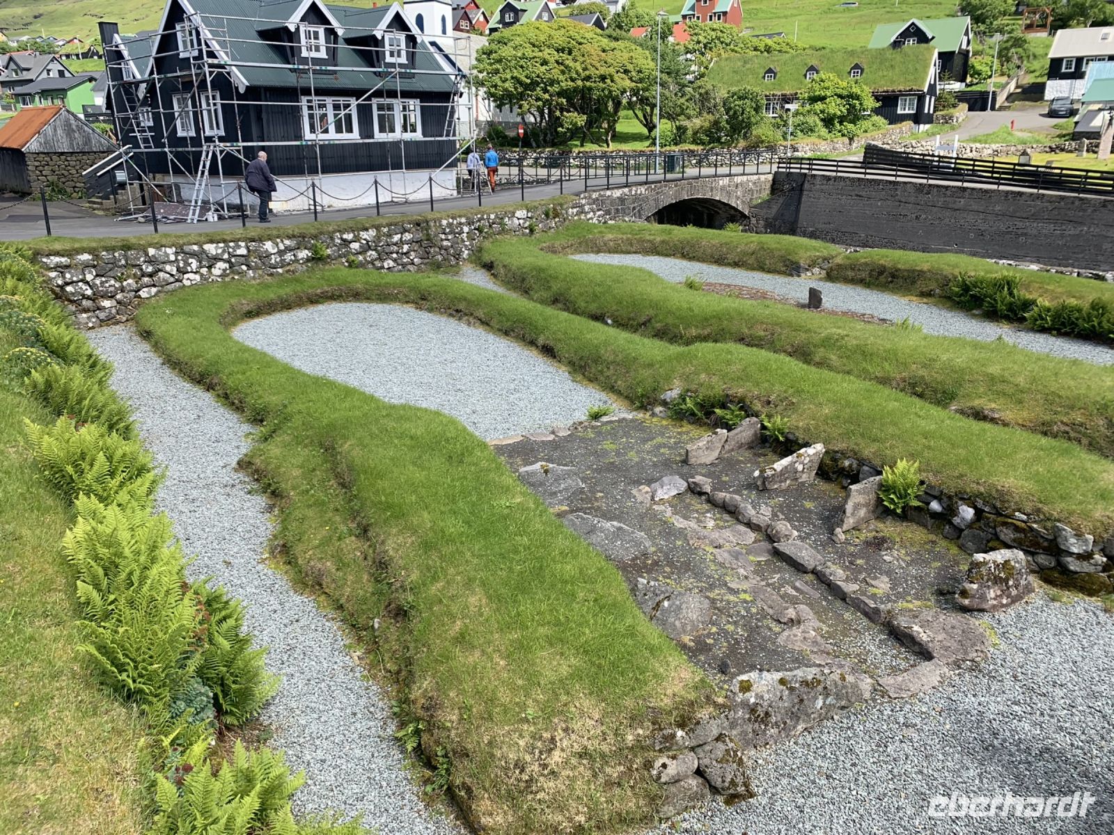 Wikingerausgrabung in Kvivik - Insel Streymoy - Färöer Inseln