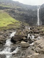 Fossa Wasserfall - Insel Eysturoy . Färöer Inseln