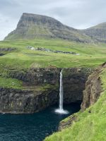 Faröer - Wasserfall Mulafossur
