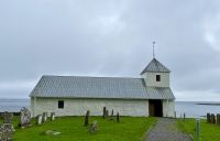 Faröer - Kirkjubøur Ólavskirkjan