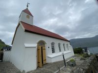 Faröer - Mikladalur Kirche