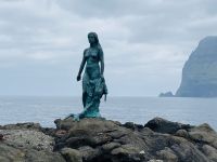 Faröer - Mikladalur Robbenfrau