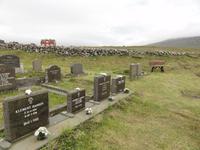 Friedhof mit Tauben