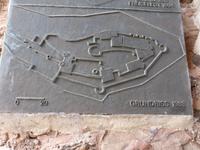 Grundriss der Burg Hengebach.