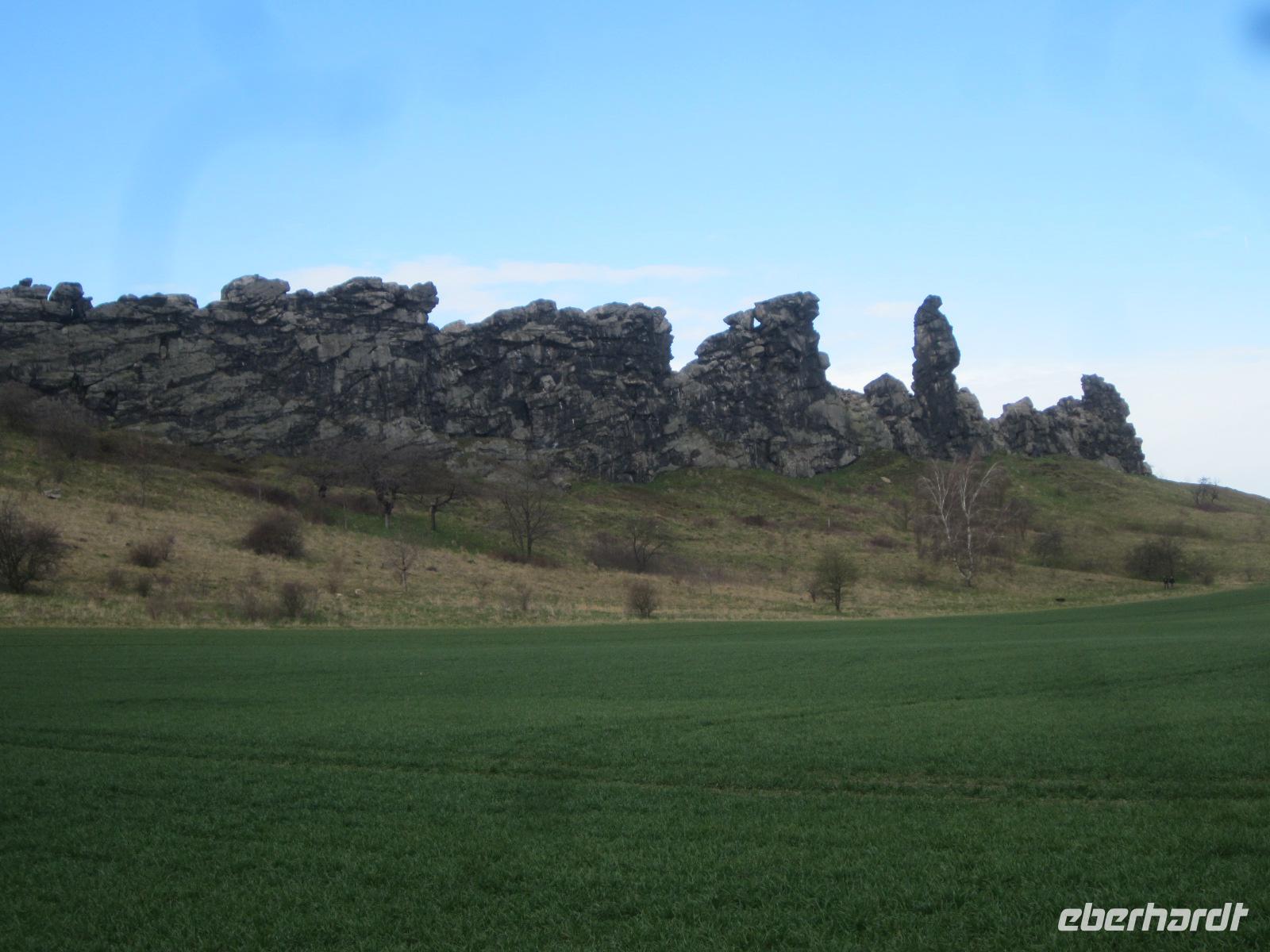 Auf dem Weg nach Qudlingburg zur Teufelsmauer