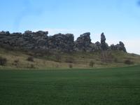 Auf dem Weg nach Qudlingburg zur Teufelsmauer