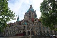 Seitliche Ansicht Rathaus Hannover