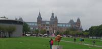 Reichsmuseum im heute verregneten Amsterdam