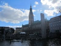 Hamburg-auf der Anreise nach Husum stoppen wir in Hamburg-Rathaus